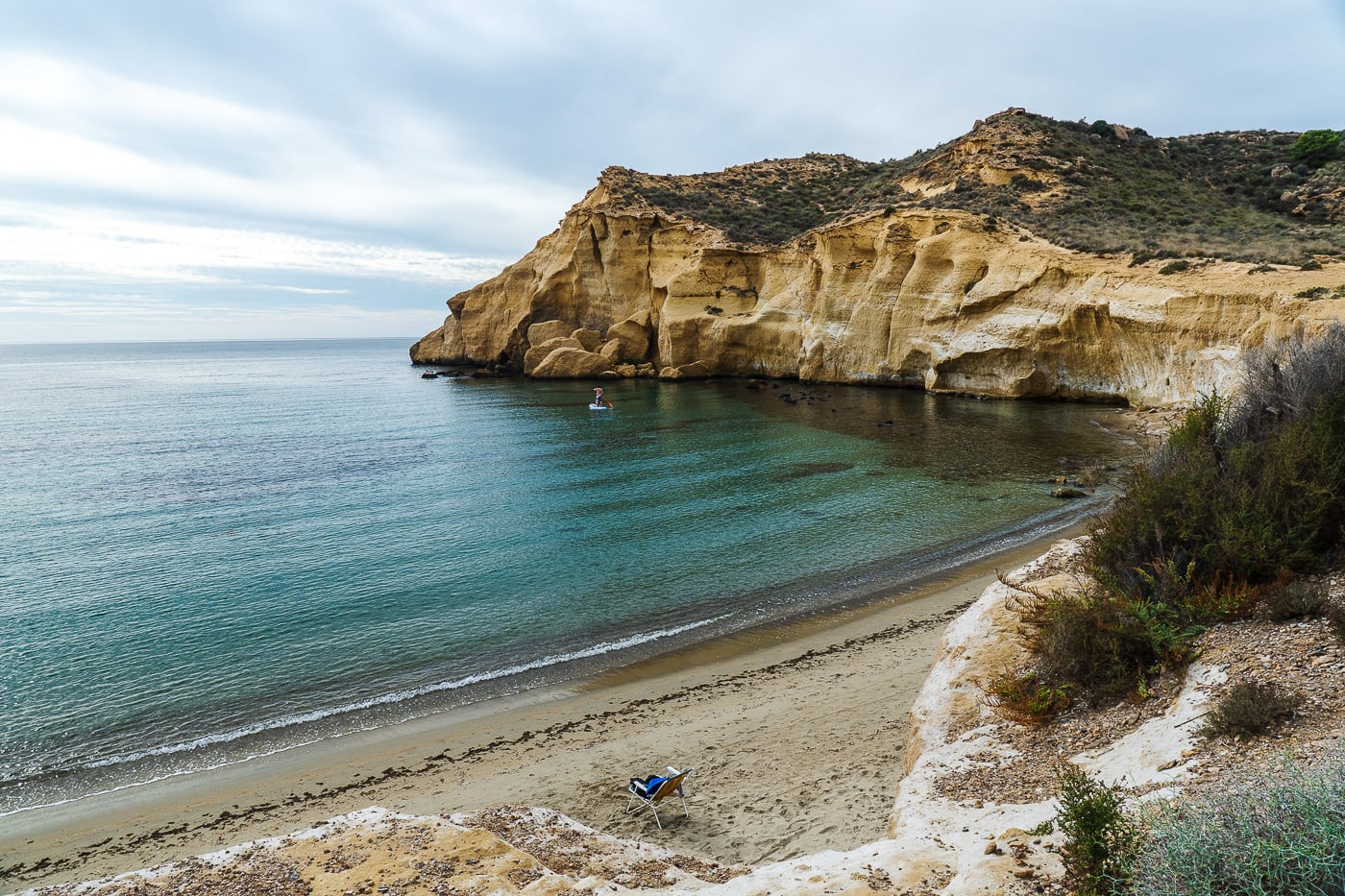 Cala tranquila cerca de Águilas