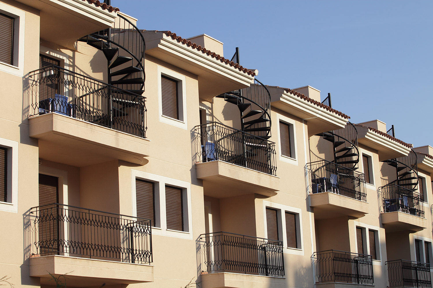 Equipamiento de los apartamentos en Águilas